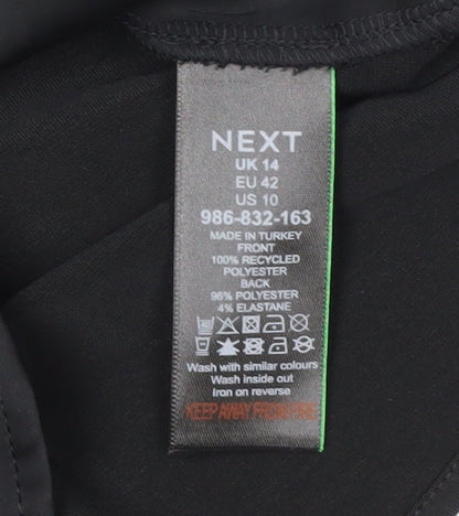 Womens UK Size 14 NEXT Black  Blouse