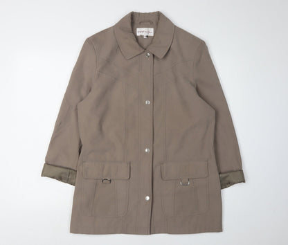 Womens UK Size 12 EWM Brown Basic Jacket