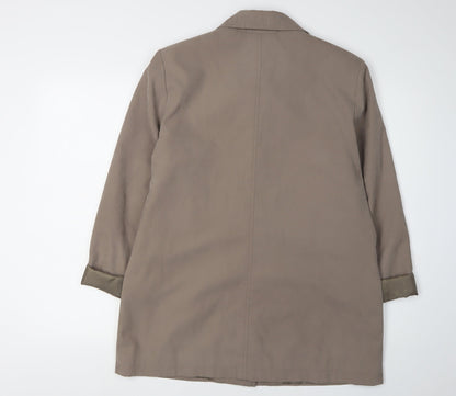 Womens UK Size 12 EWM Brown Basic Jacket