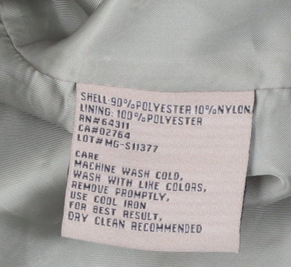 Mens UK Size L Rainforest Black Windbreaker Coat