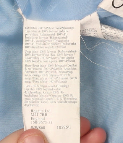 Womens UK Size 18 Regatta Blue Parka Coat