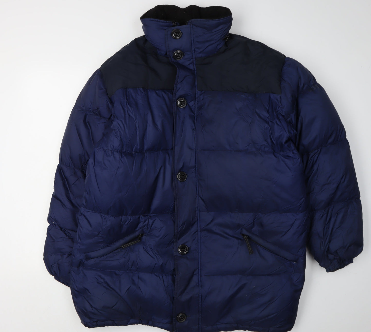 Mens UK Size L Blazer Sport Blue Puffer Jacket