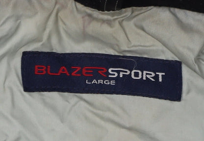 Mens UK Size L Blazer Sport Blue Puffer Jacket