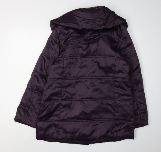 Lakeland Women's Purple Puffer Jacket, Size 16