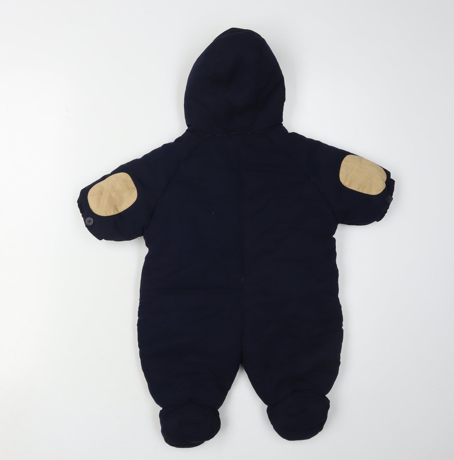 Ladybird Unisex Baby Blue Coverall 0-3 Months with Bear Design