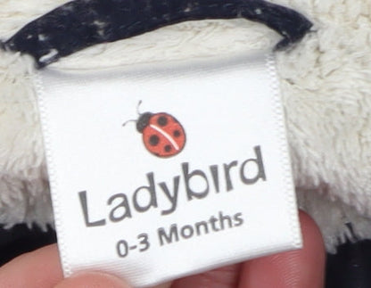 Ladybird Unisex Baby Blue Coverall 0-3 Months with Bear Design