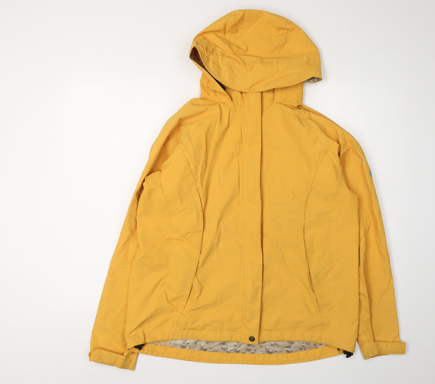 Womens UK Size 12 Jack Murphy Yellow Rain Coat