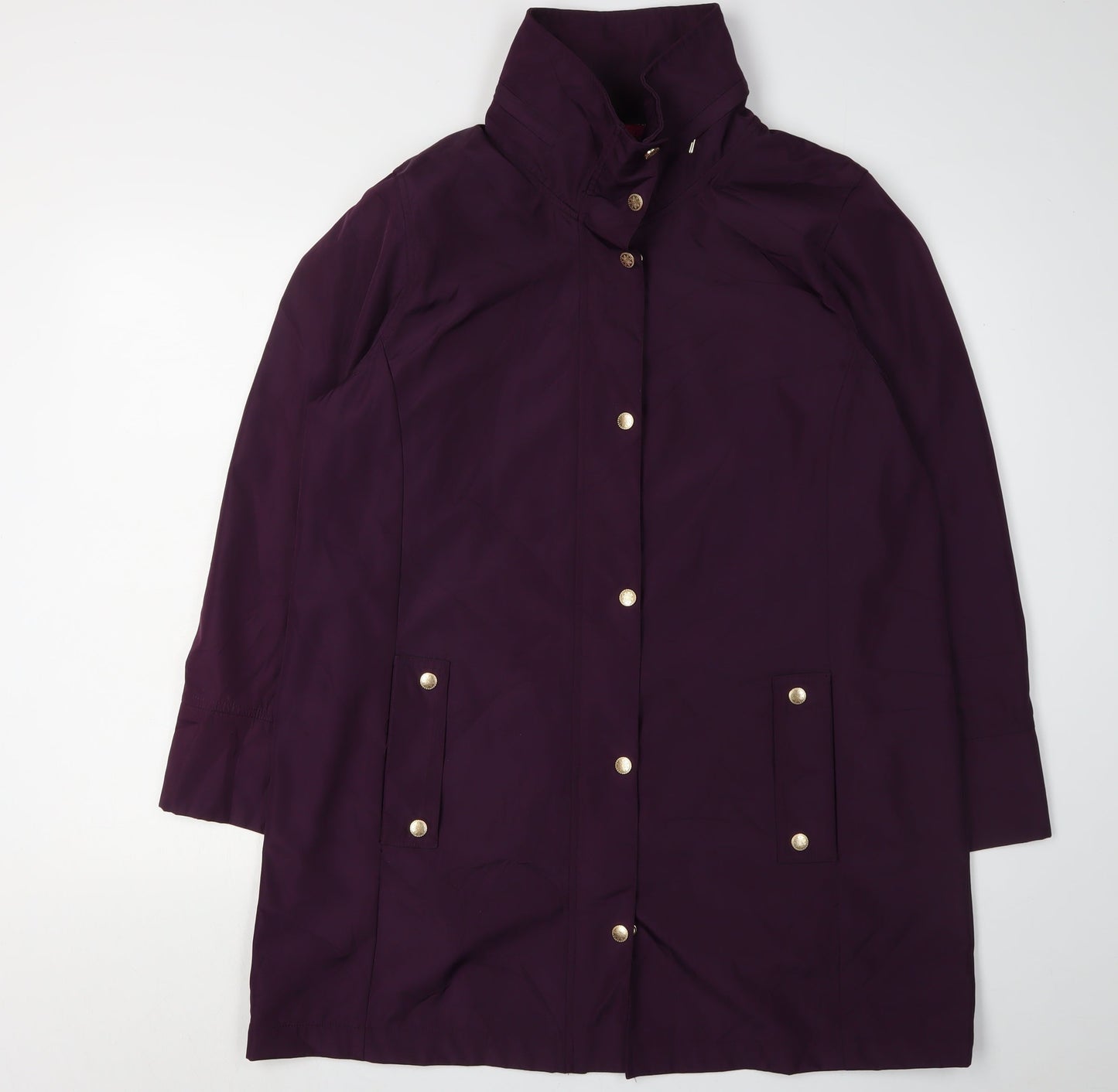 Womens UK Size 14 TIGI Purple Rain Coat