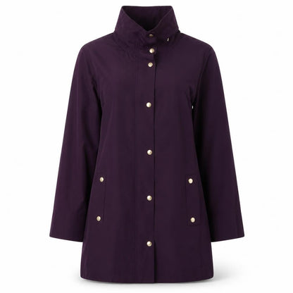 Womens UK Size 14 TIGI Purple Rain Coat