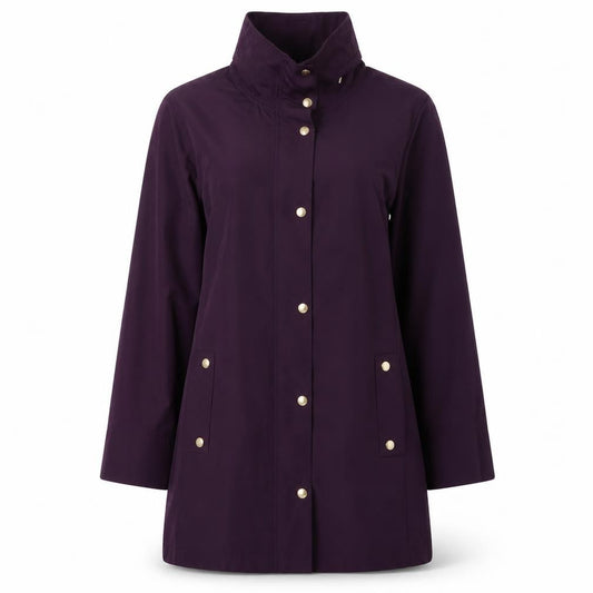 Womens UK Size 14 TIGI Purple Rain Coat