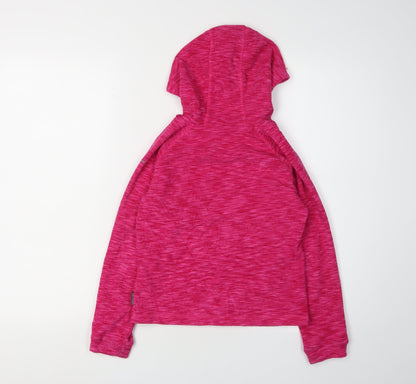 Trespass Girls Pink Pullover Hoodie - Size 7-8 Years