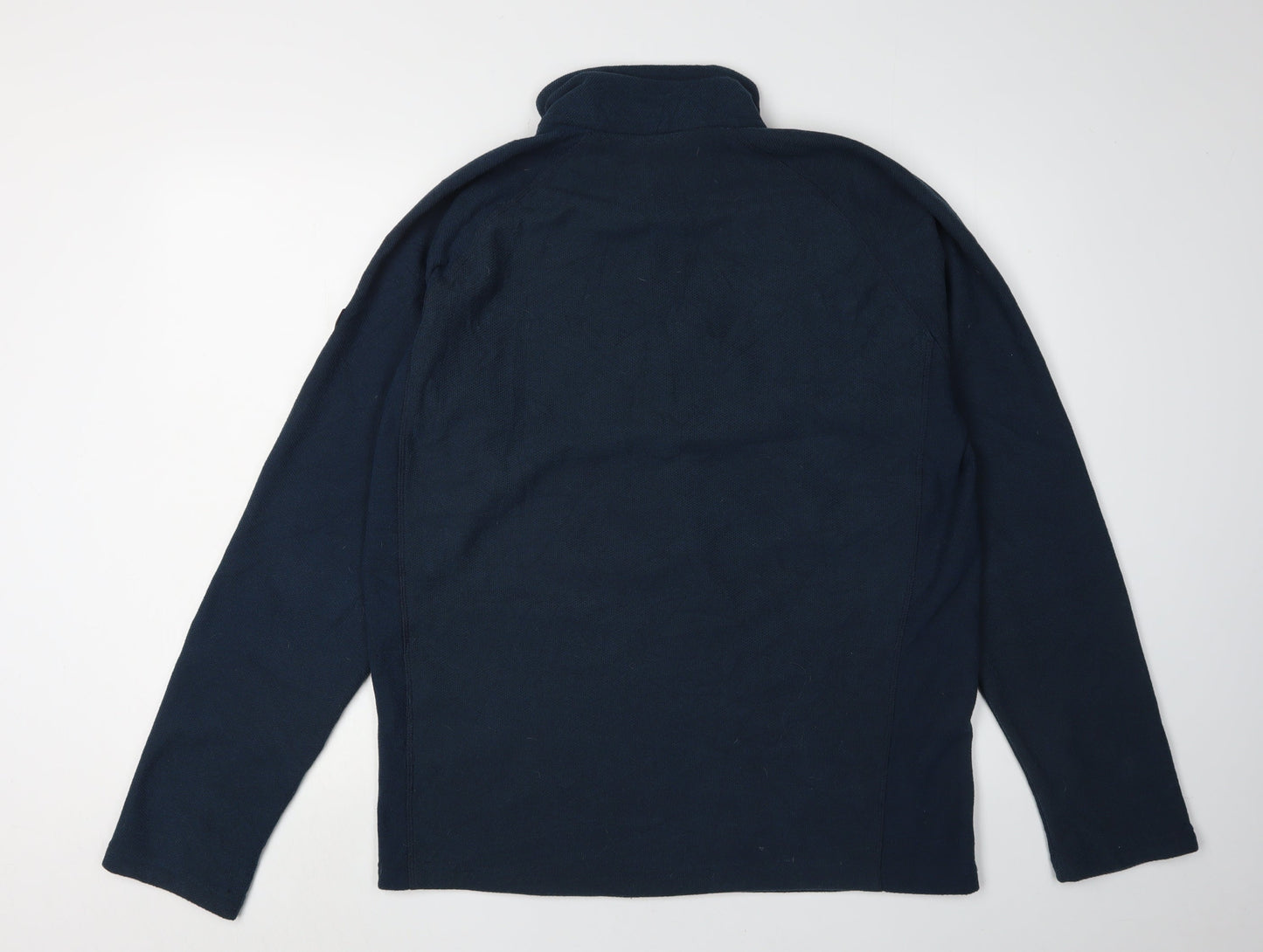 Mens UK Size L Regatta Blue 1/4 Zip Sweatshirt