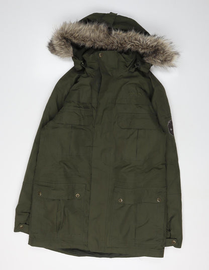 Womens UK Size S Regatta Green Parka Coat