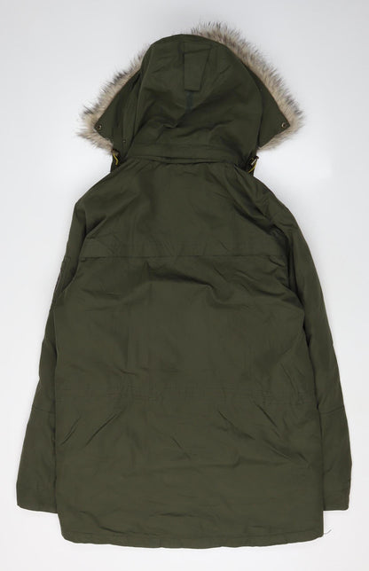 Womens UK Size S Regatta Green Parka Coat