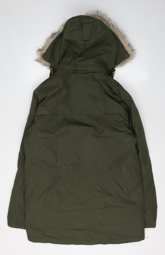 Womens UK Size S Regatta Green Parka Coat