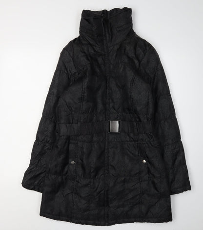 Womens UK Size M Marks and Spencer Black Puffer Jacket