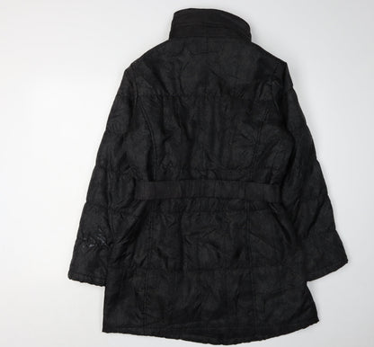 Womens UK Size M Marks and Spencer Black Puffer Jacket