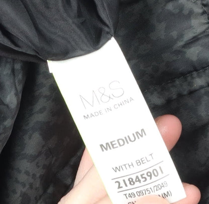 Womens UK Size M Marks and Spencer Black Puffer Jacket