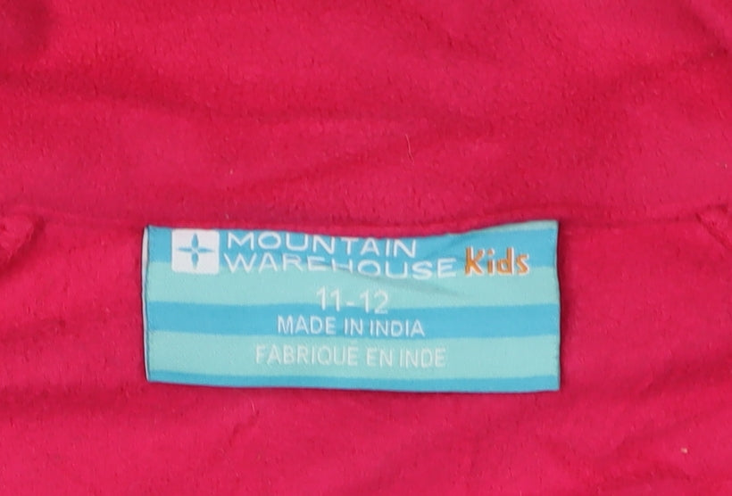 Mountain Warehouse Girls Pink Fleece Jacket 11-12 Years
