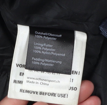 46 N Boys Grey Puffer Jacket with Hood, Size 15 Years