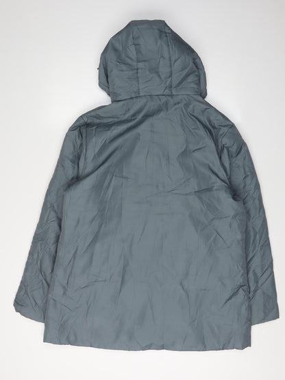 Womens UK Size M Anne De Lancay Grey Puffer Jacket