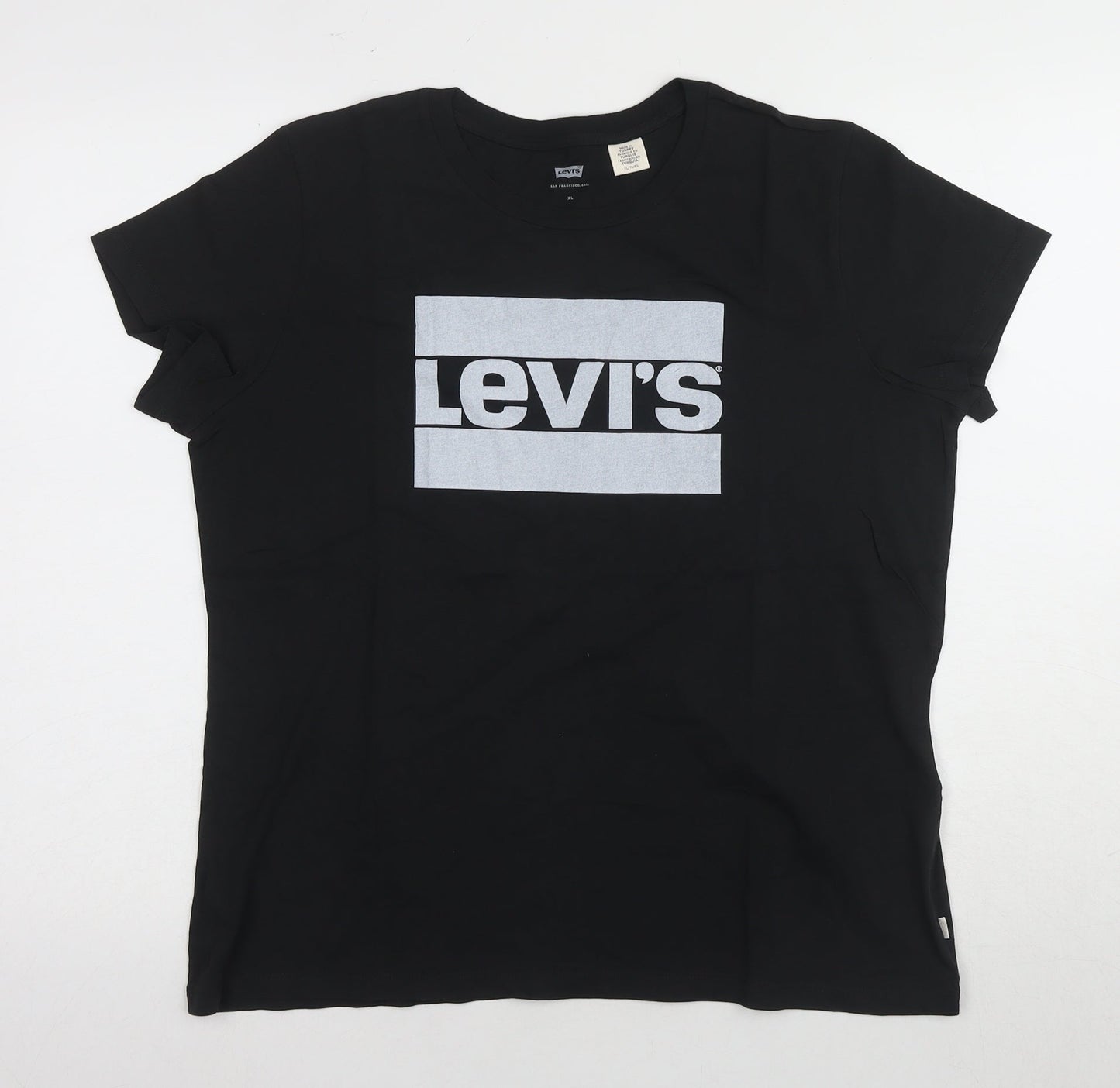 Unisex Adults UK Size XL Levi's Black Basic T-Shirt