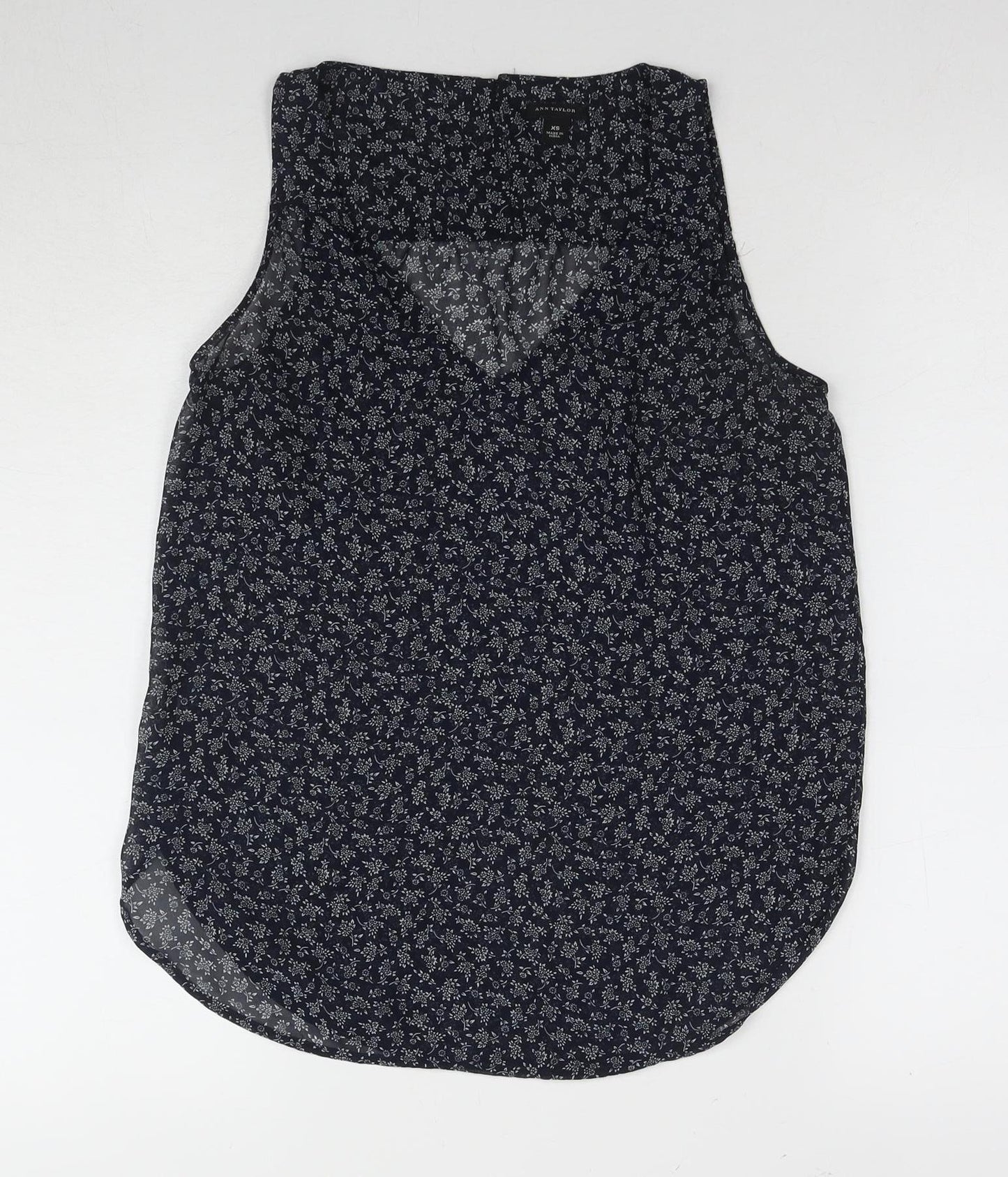Womens UK Size XS Ann Taylor Blue  Blouse