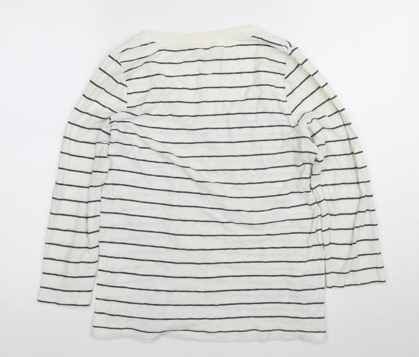 Womens UK Size L J.CREW White Basic T-Shirt