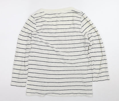 Womens UK Size L J.CREW White Basic T-Shirt