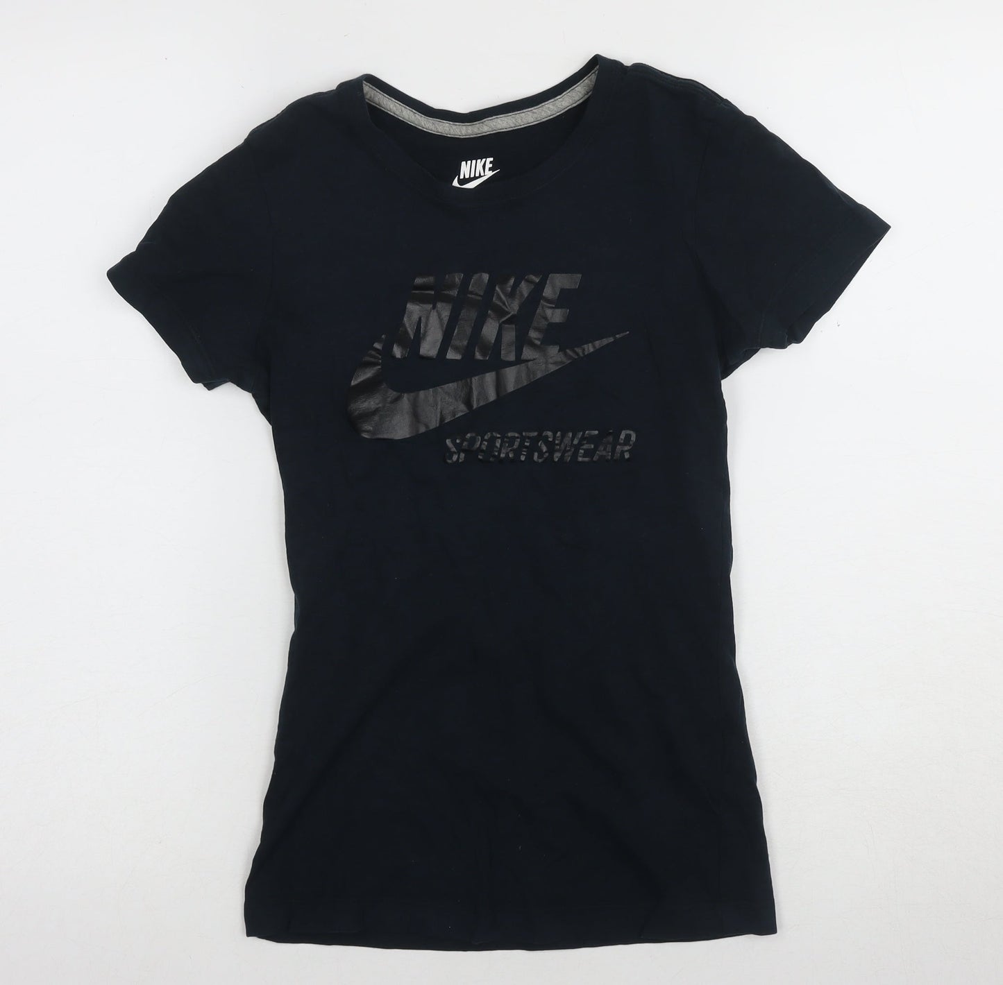 Unisex Adults UK Size XS Nike Black Basic T-Shirt