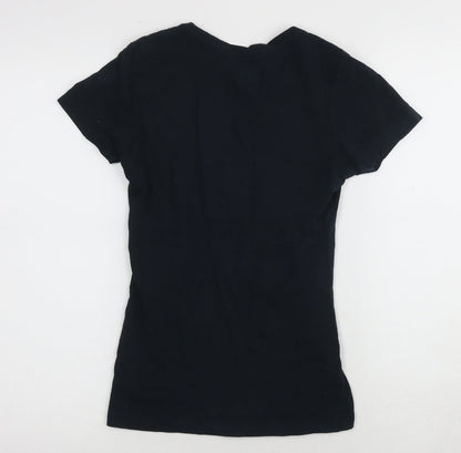 Unisex Adults UK Size XS Nike Black Basic T-Shirt