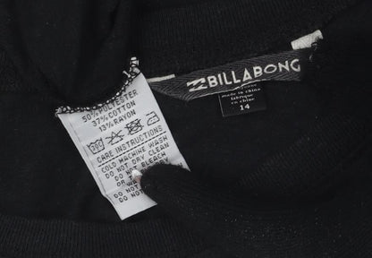 Zillah Bong Black Sleeveless T-Shirt, Size 14, Unisex Casual