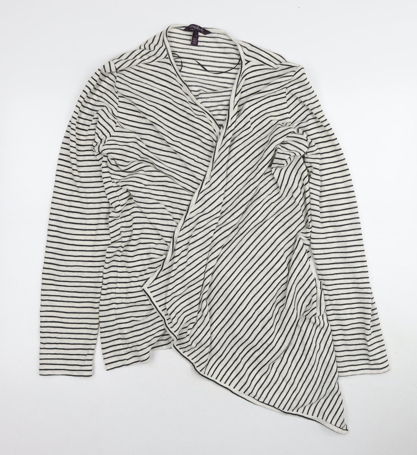 Womens UK Size L Long Tall Sally White Cardigan Jumper