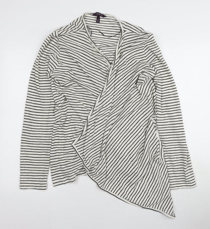 Womens UK Size L Long Tall Sally White Cardigan Jumper