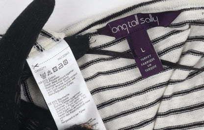 Womens UK Size L Long Tall Sally White Cardigan Jumper