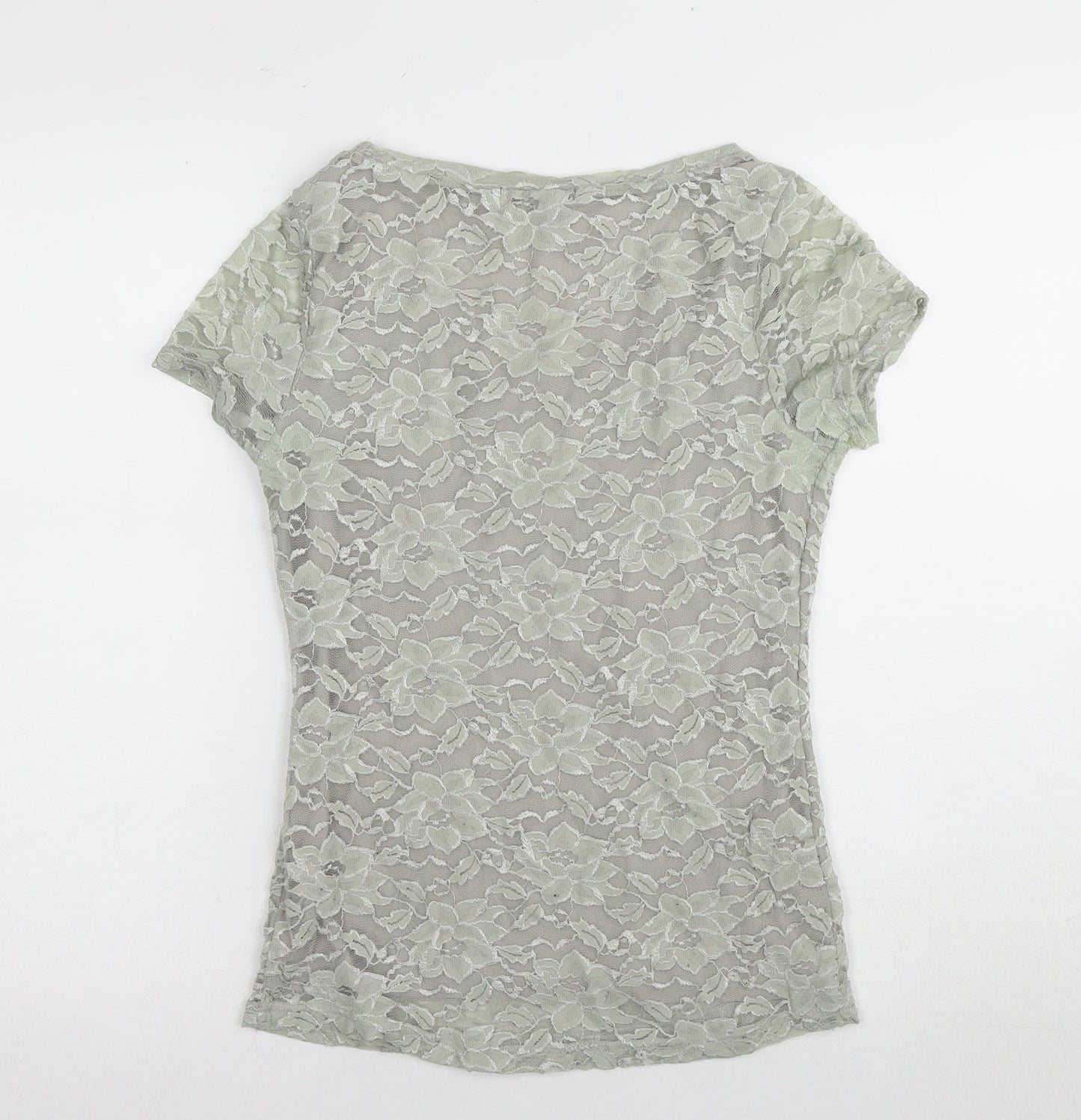 Banana Republic Women's Green Lace Blouse XS