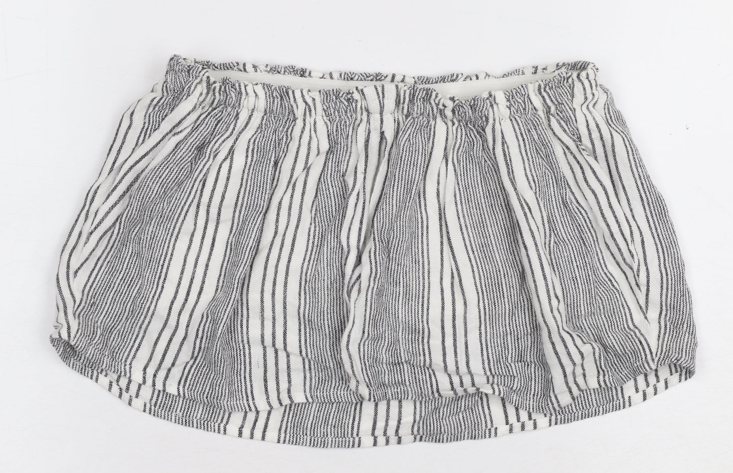Womens UK Size S Hollister White Cropped Blouse