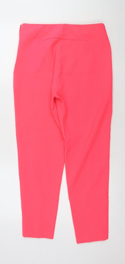 Womens UK Size 10 Louche Regular Fit  Pink Trousers