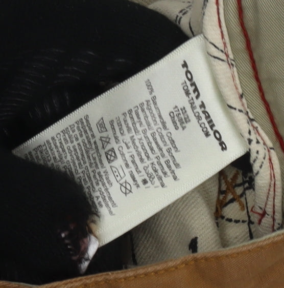 Tom Tailor Men's Brown Chino Trousers XL