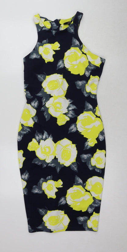 Armani Exchange Womens 12 Multicoloured Bodycon Dress