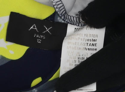 Armani Exchange Womens 12 Multicoloured Bodycon Dress