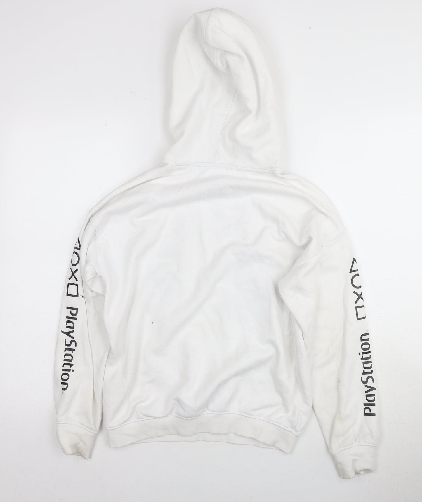 H&M Boys' White PlayStation Pullover Hoodie 10-12 Years