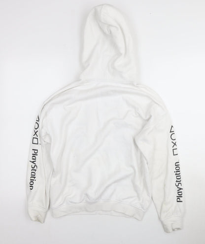 H&M Boys' White PlayStation Pullover Hoodie 10-12 Years