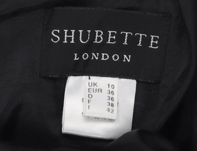 Shubette London Women's Black Pencil Skirt Size 10