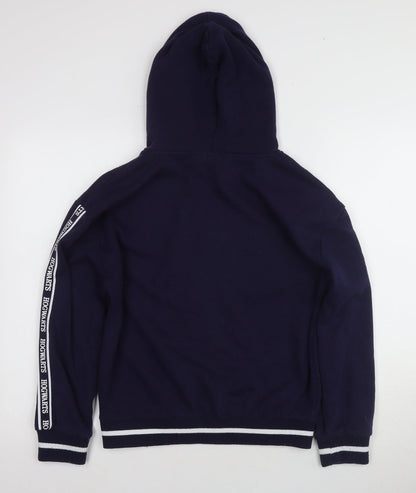 Unisex Adults UK Size 2XS Harry Potter Blue Pullover Hoodie