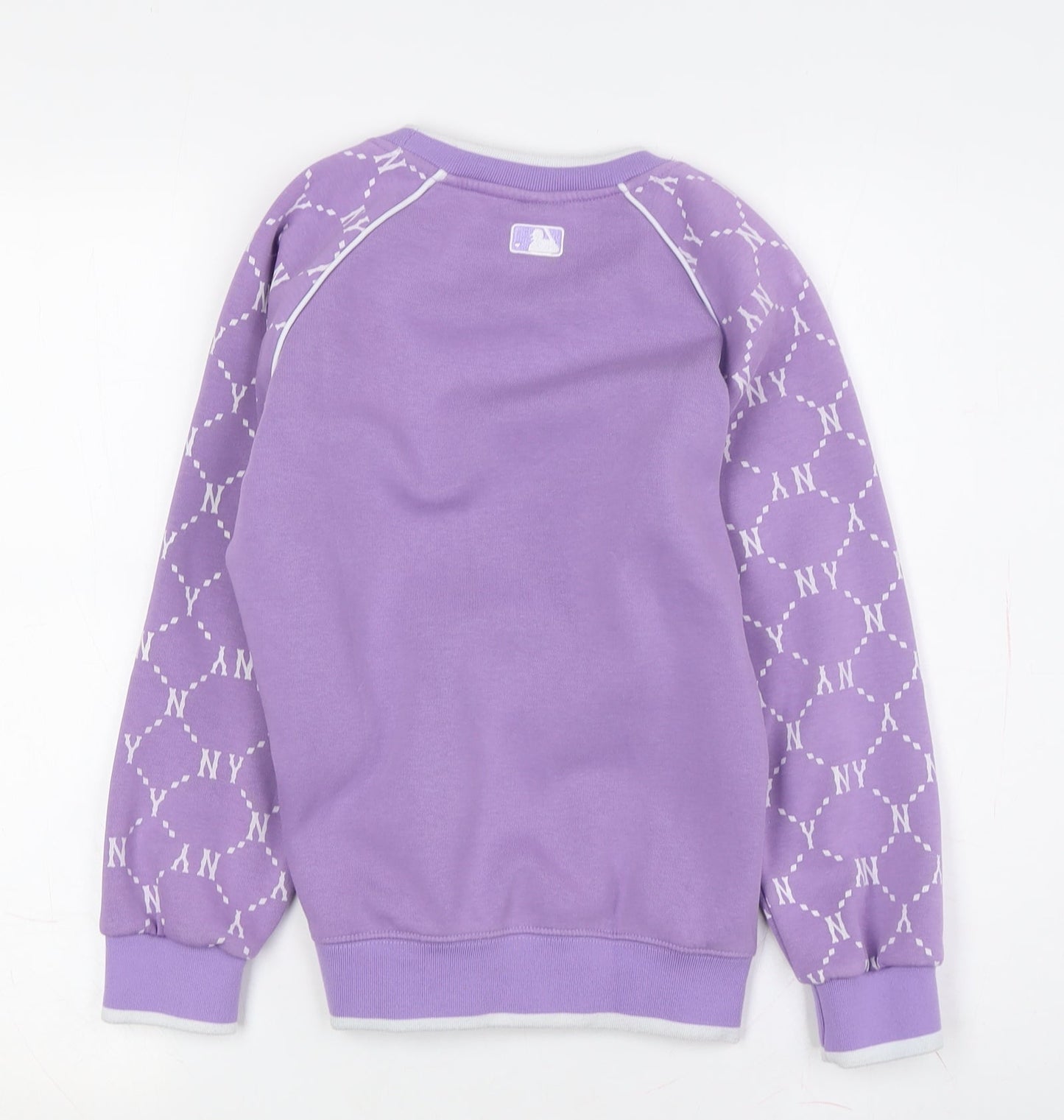 New Era Girls Purple Logo Pullover Sweatshirt 12-13 Years