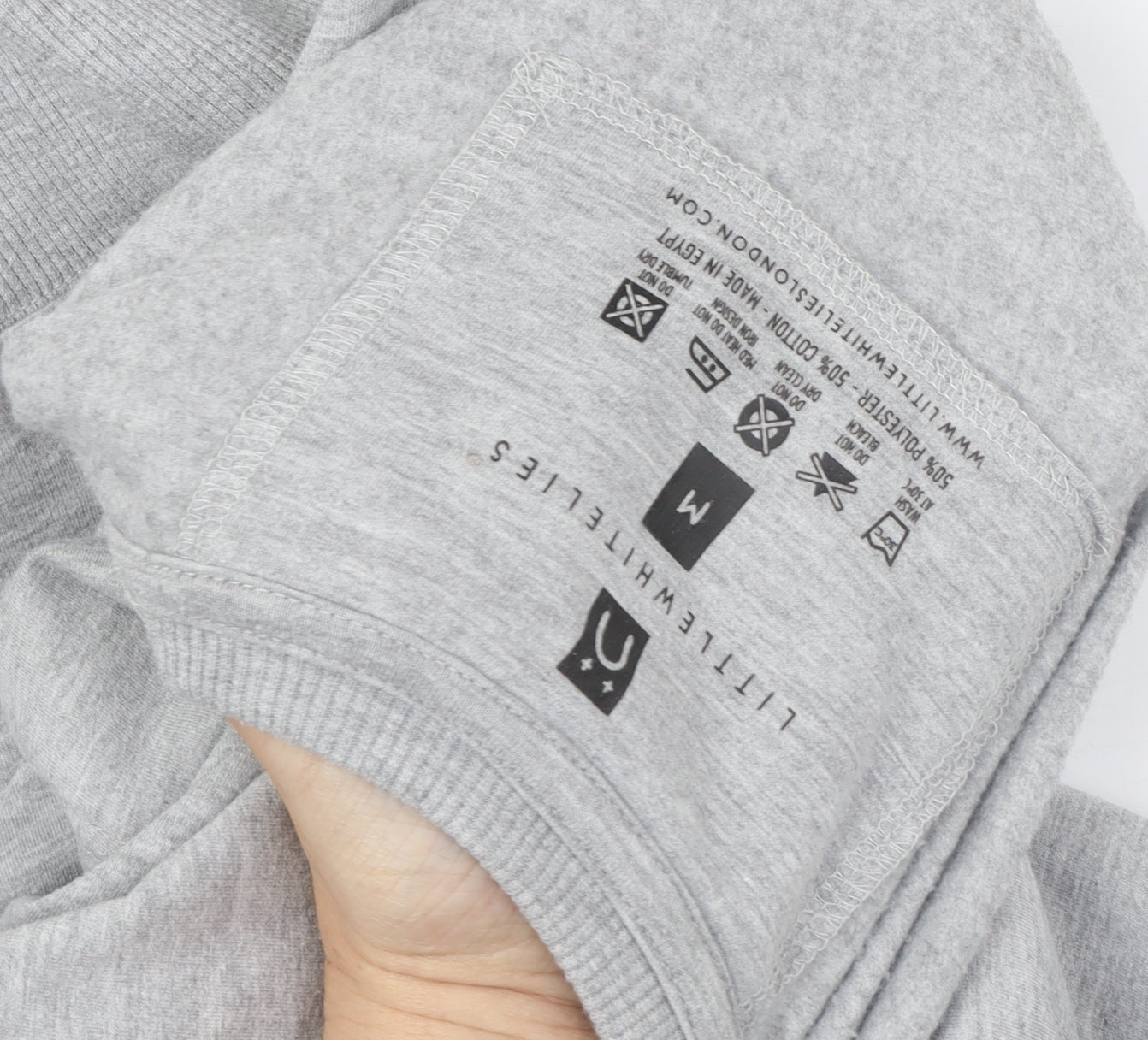 Little White Lies Grey Pullover Sweatshirt M Unisex