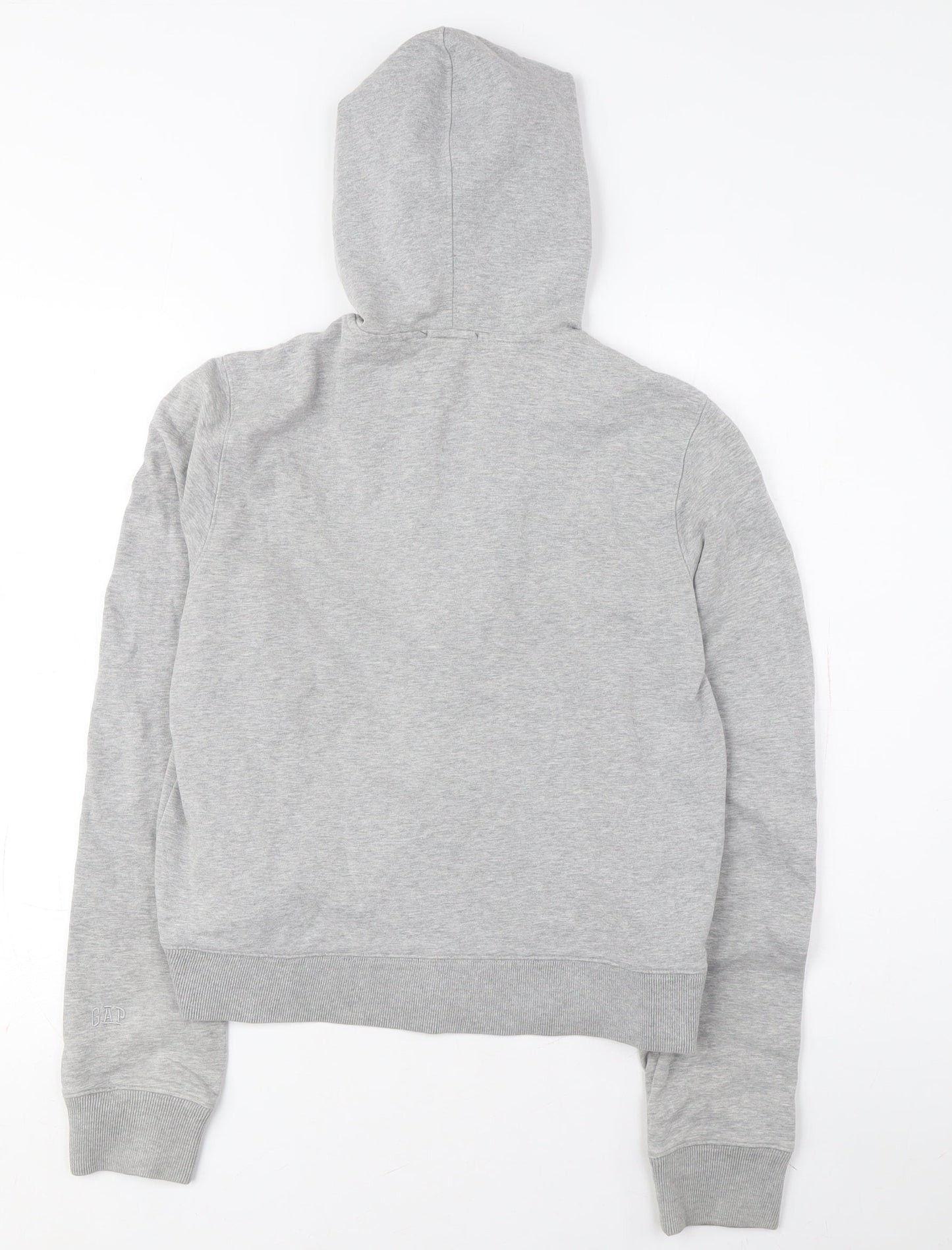 GAP Women's Grey Full Zip Hoodie, Size S, Comfy and Stylish
