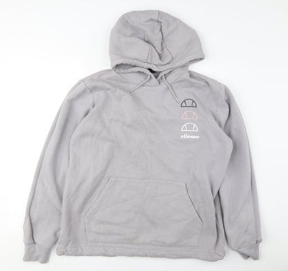 Ellesse Women's Grey Pullover Hoodie Size 14