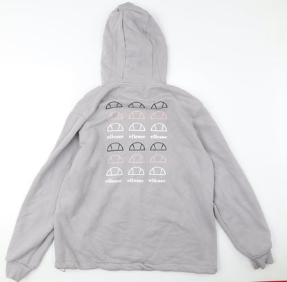 Ellesse Women's Grey Pullover Hoodie Size 14